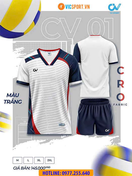 Quần áo bóng chuyền nam nữ CV01 - Hình ảnh 12
