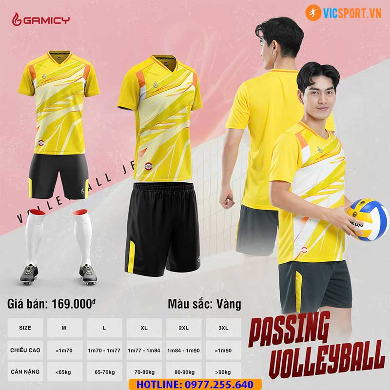 Quần áo bóng chuyền nam nữ Gamicy Passing - Hình ảnh 7