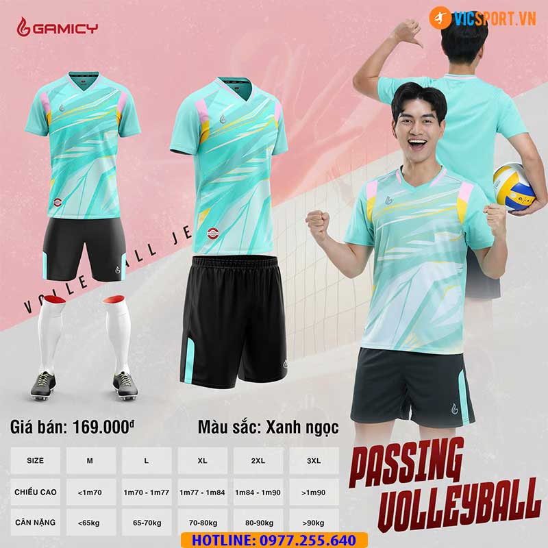 Quần áo bóng chuyền nam nữ Gamicy Passing - Hình ảnh 6