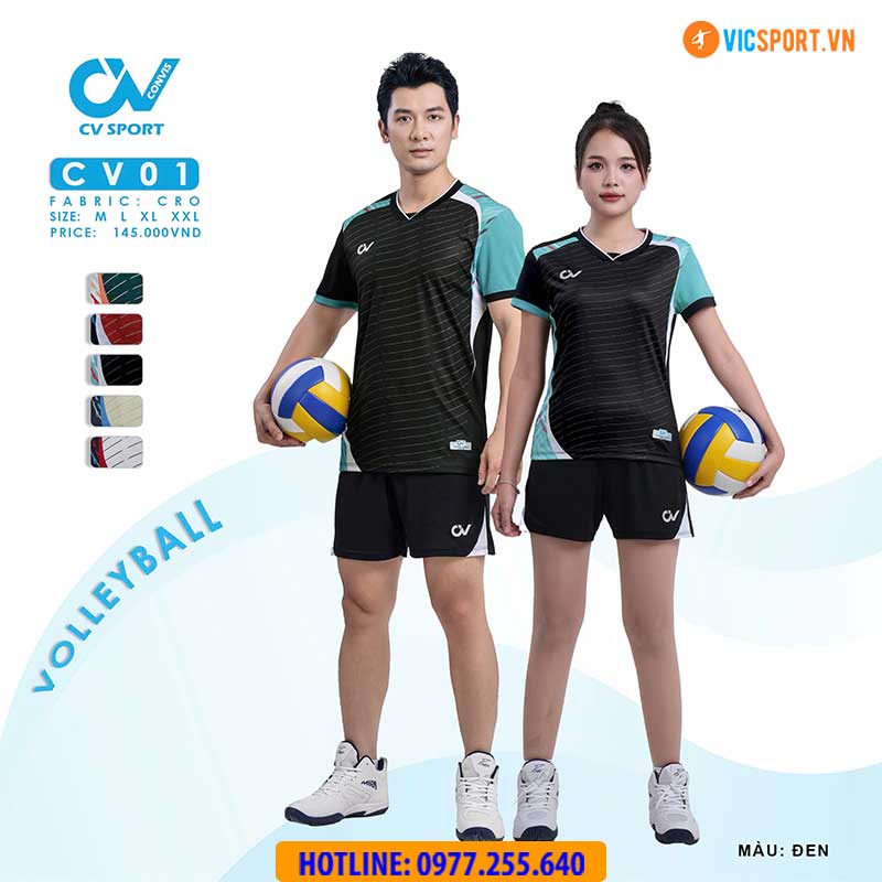 Quần áo bóng chuyền nam nữ CV01 - Hình ảnh 4