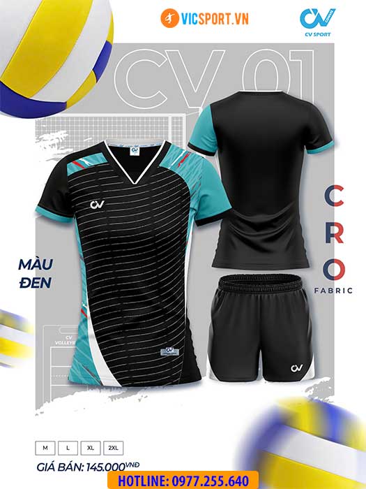 Quần áo bóng chuyền nam nữ CV01 - Hình ảnh 18