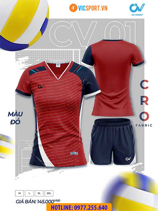 Quần áo bóng chuyền nam nữ CV01 - Hình ảnh 16