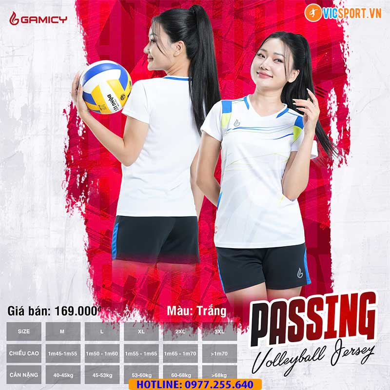 Quần áo bóng chuyền nam nữ Gamicy Passing - Hình ảnh 4