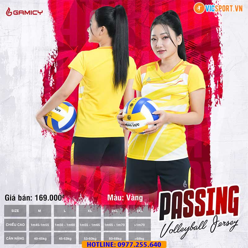Quần áo bóng chuyền nam nữ Gamicy Passing - Hình ảnh 3