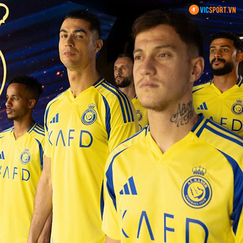 Áo đá banh Clb Al Nassr mùa giải 2024-2025 Ronaldo - Hình ảnh 5
