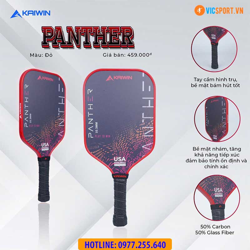 Vợt Pickleball Kaiwin Panther - Hình ảnh 9