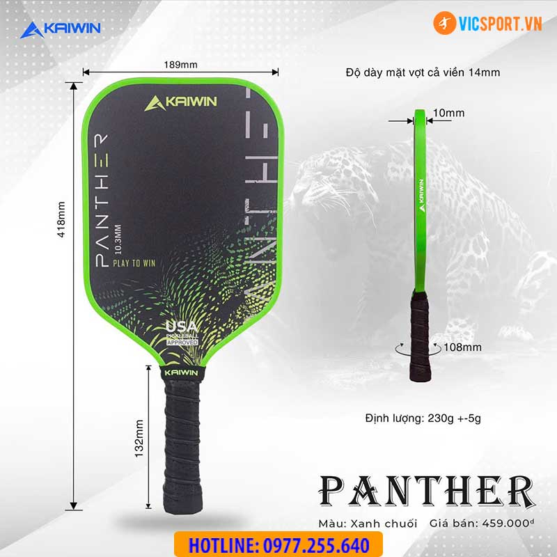 Vợt Pickleball Kaiwin Panther - Hình ảnh 2