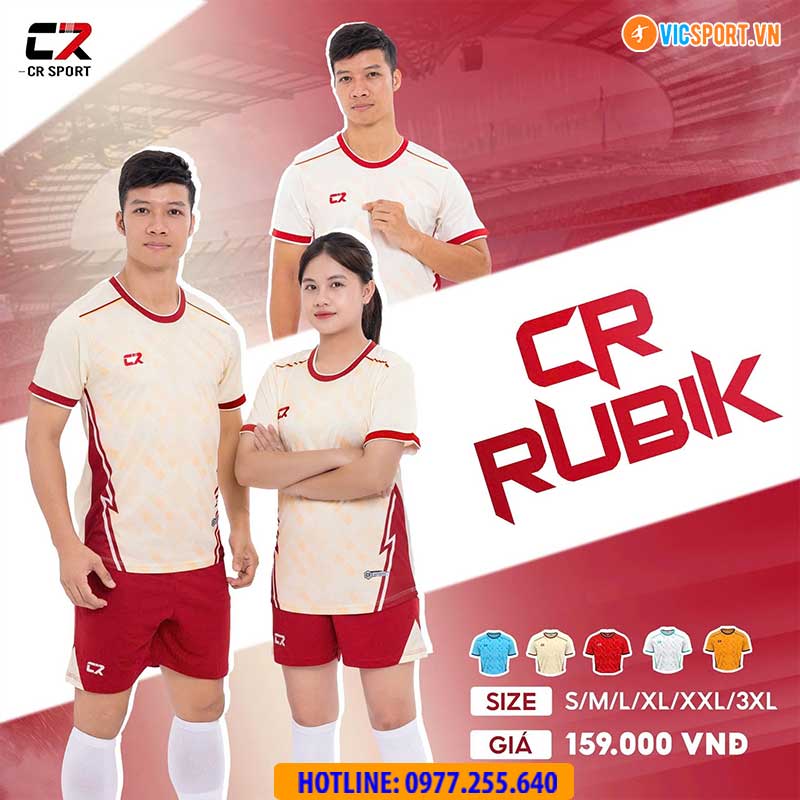 Áo đá banh không logo CR Rubik - Hình ảnh 2
