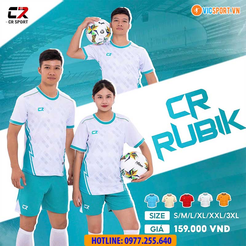 Áo đá banh không logo CR Rubik - Hình ảnh 5