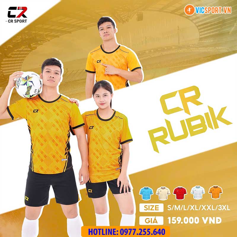 Áo đá banh không logo CR Rubik - Hình ảnh 3
