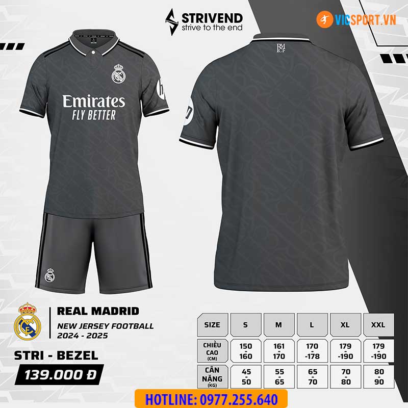 Áo đá banh Strivend Clb Real Madrid mùa giải 2024-2025 - Hình ảnh 8
