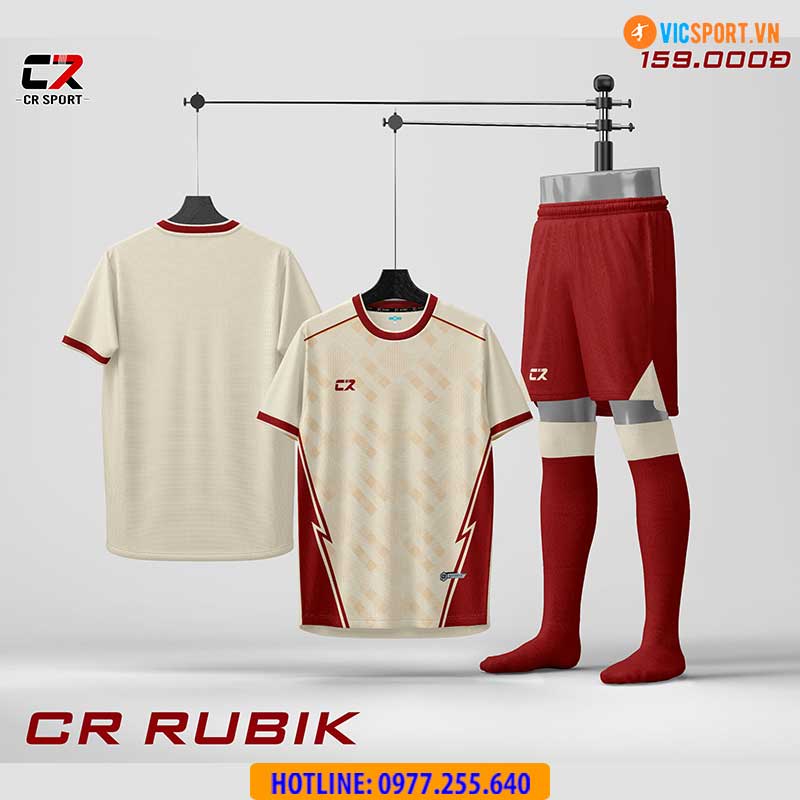 Áo đá banh không logo CR Rubik - Hình ảnh 11