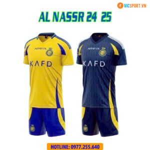 Áo đá banh CR7 Clb Al Nassr mùa giải 2024-2025 vải mè