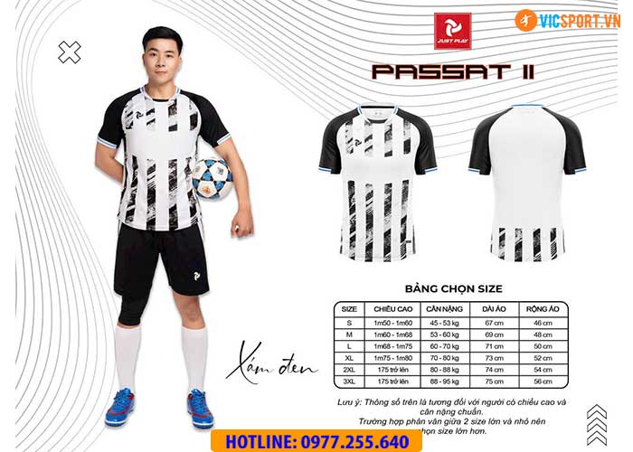 Áo đá banh không logo Justplay Passat 2 - Hình ảnh 49