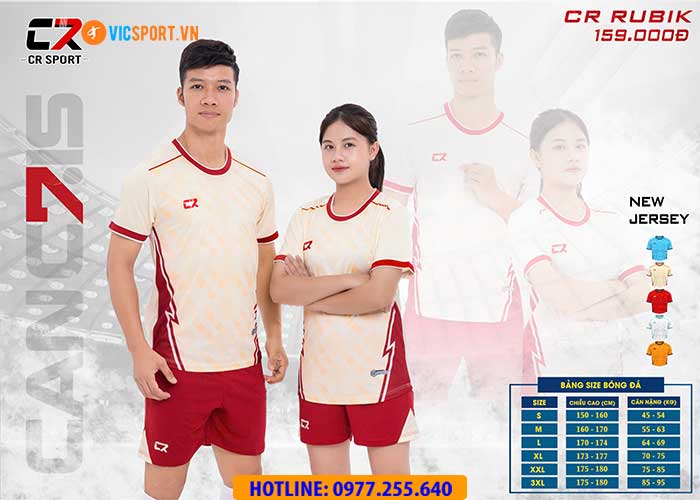 Áo đá banh không logo CR Rubik - Hình ảnh 16