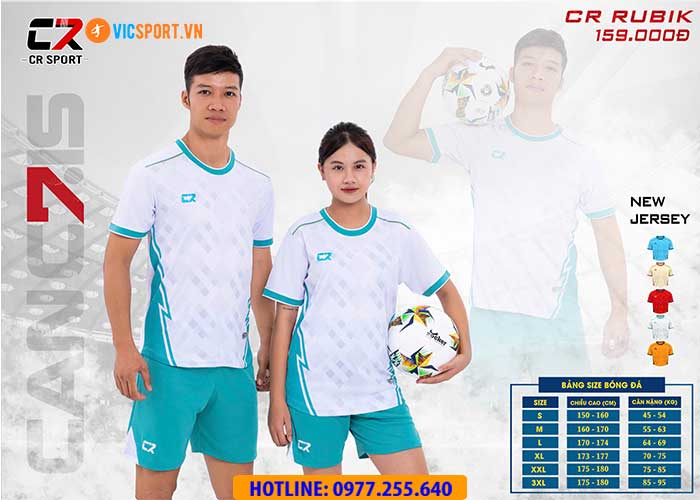 Áo đá banh không logo CR Rubik - Hình ảnh 15