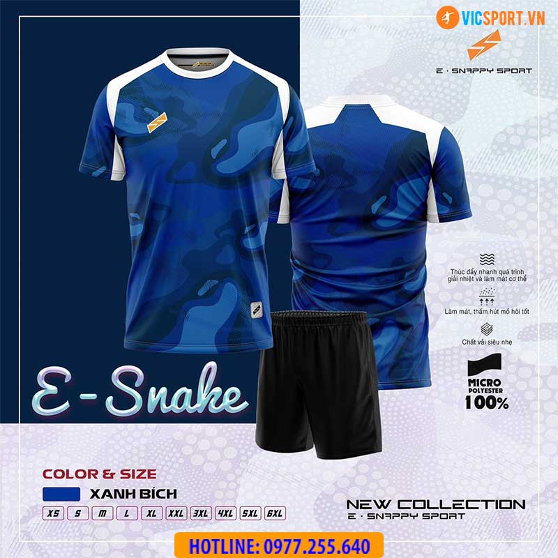 Áo đá banh không logo Xspeed E.Snappy E.Snake - Hình ảnh 6