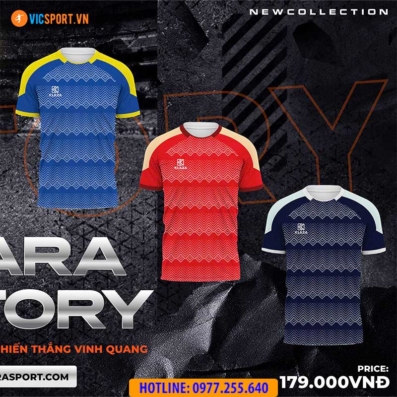 Áo đá banh không logo Klara Victory - Hình ảnh 16