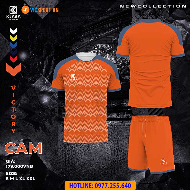 Áo đá banh không logo Klara Victory - Hình ảnh 10