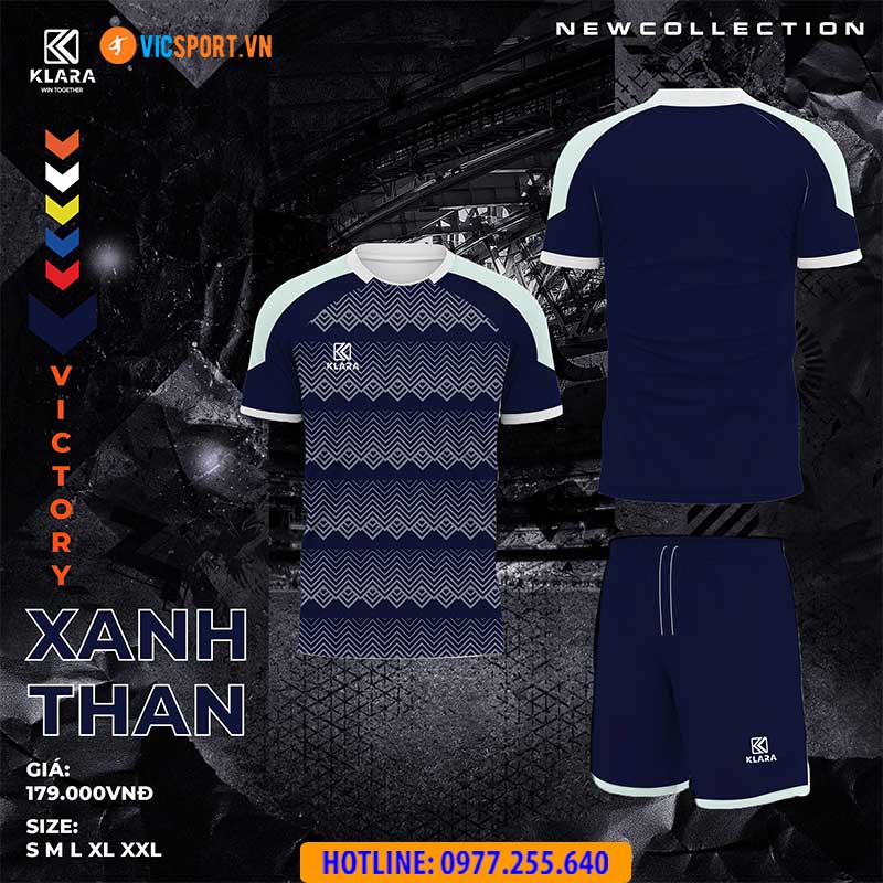 Áo đá banh không logo Klara Victory - Hình ảnh 14