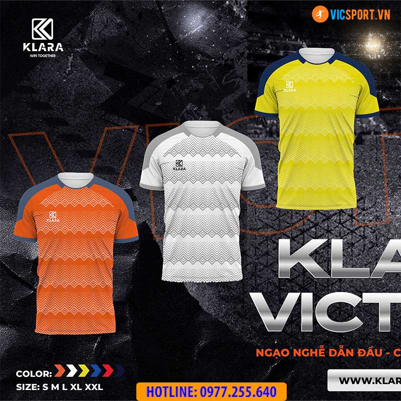 Áo đá banh không logo Klara Victory - Hình ảnh 17