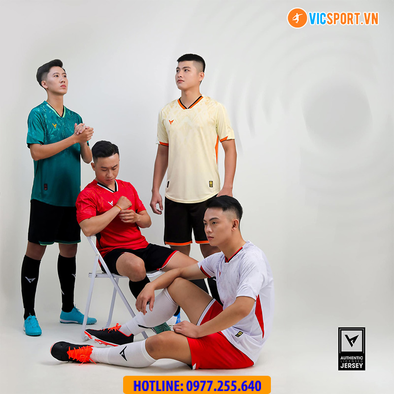 Áo đá banh không logo VH Sonic - Hình ảnh 3