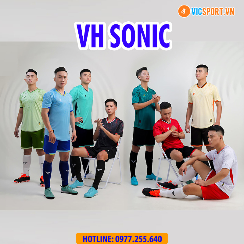 Áo đá banh không logo VH Sonic - Hình ảnh 2