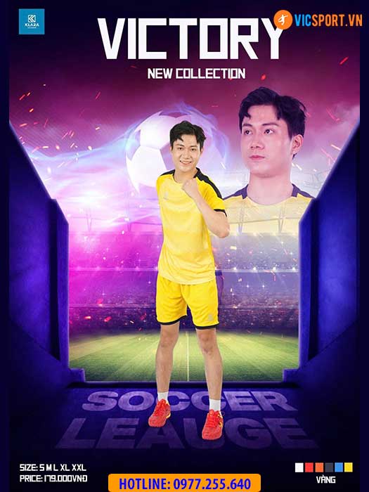 Áo đá banh không logo Klara Victory - Hình ảnh 8