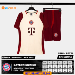 Áo đá banh Strivend Clb Bayern Muchen mùa giải 2024-2025