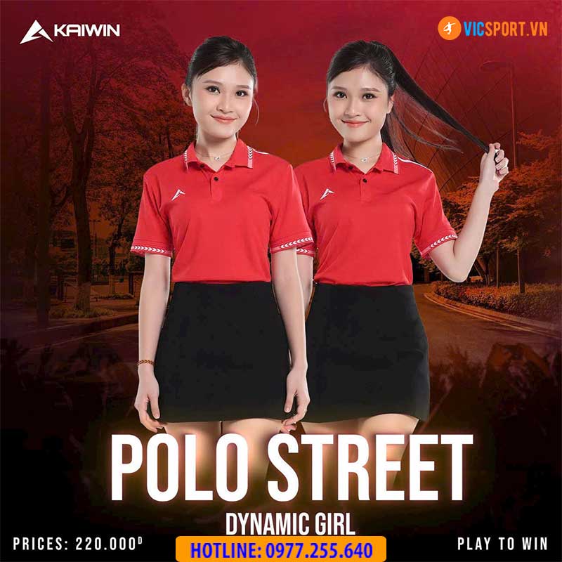 Áo polo thể thao Kaiwin Street - Hình ảnh 17