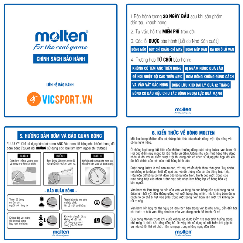 Bóng đá chính hãng Molten số 5 - Hình ảnh 6