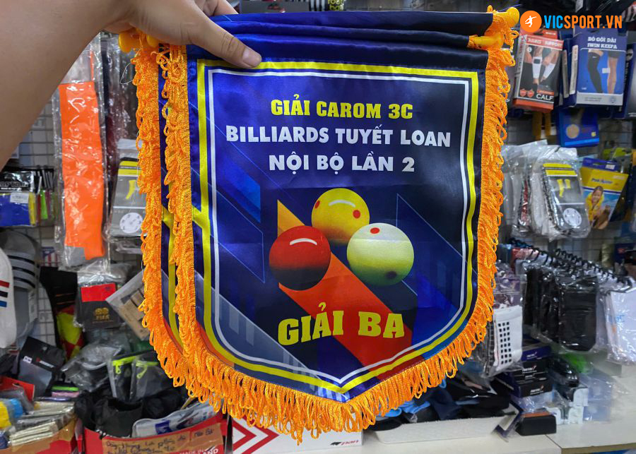 Cờ bầu lưu niệm - cờ giải (thiết kế theo yêu cầu) - Hình ảnh 11