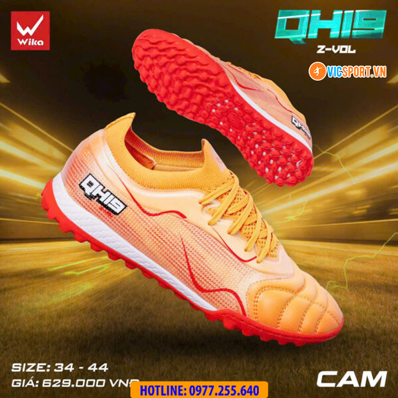 Giày đá banh Wika QH19 Z-Vol Quang Hải đá sân nhân tạo - Hình ảnh 3