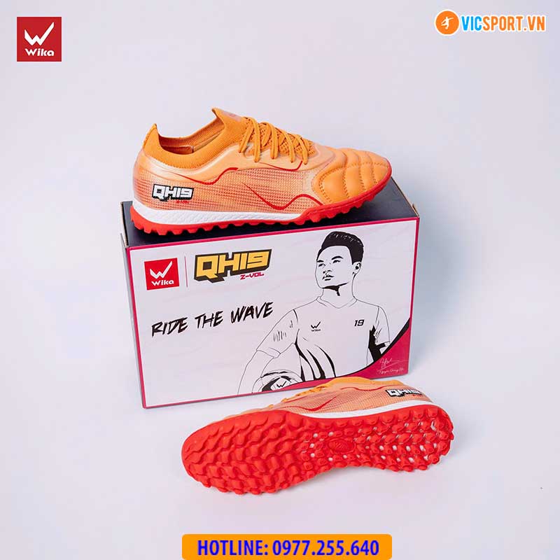 Giày đá banh Wika QH19 Z-Vol Quang Hải đá sân nhân tạo - Hình ảnh 46