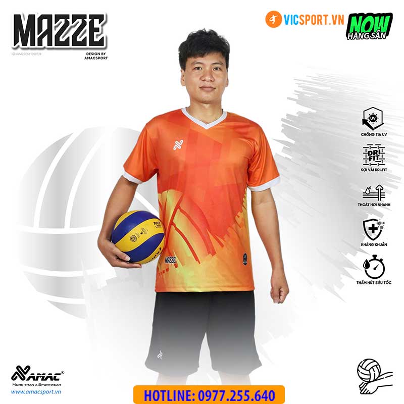Quần áo bóng chuyền nam nữ Amac Mazze - Hình ảnh 8
