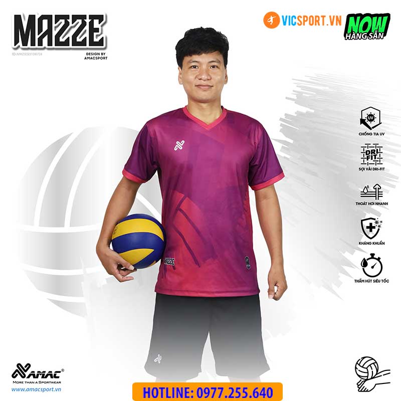Quần áo bóng chuyền nam nữ Amac Mazze - Hình ảnh 9