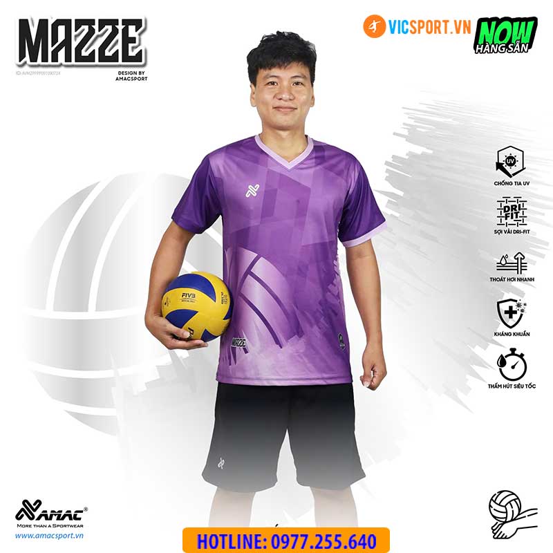 Quần áo bóng chuyền nam nữ Amac Mazze - Hình ảnh 10