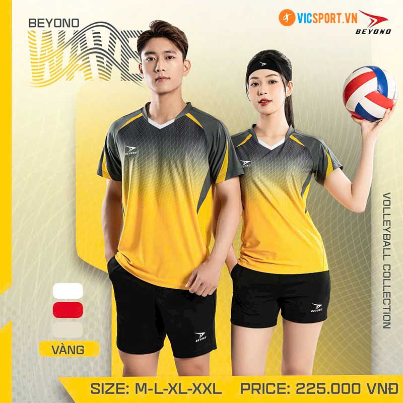 Quần áo bóng chuyền nam nữ Beyono Wave - Hình ảnh 4