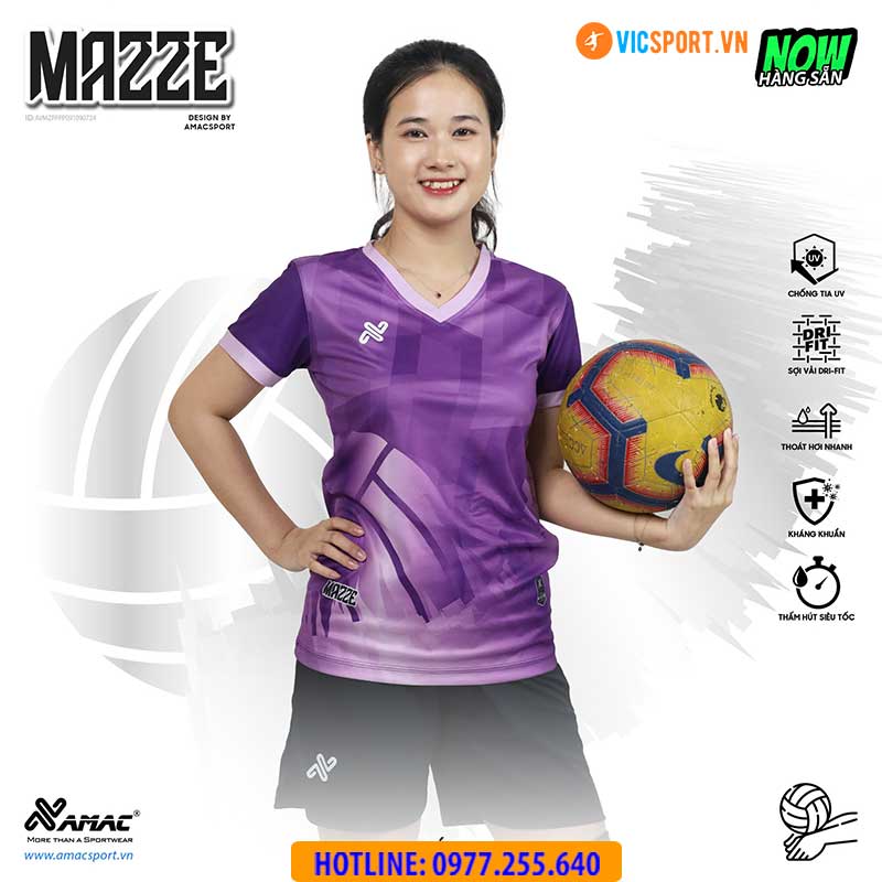 Quần áo bóng chuyền nam nữ Amac Mazze - Hình ảnh 16