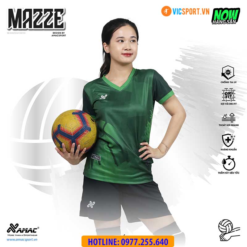 Quần áo bóng chuyền nam nữ Amac Mazze - Hình ảnh 18