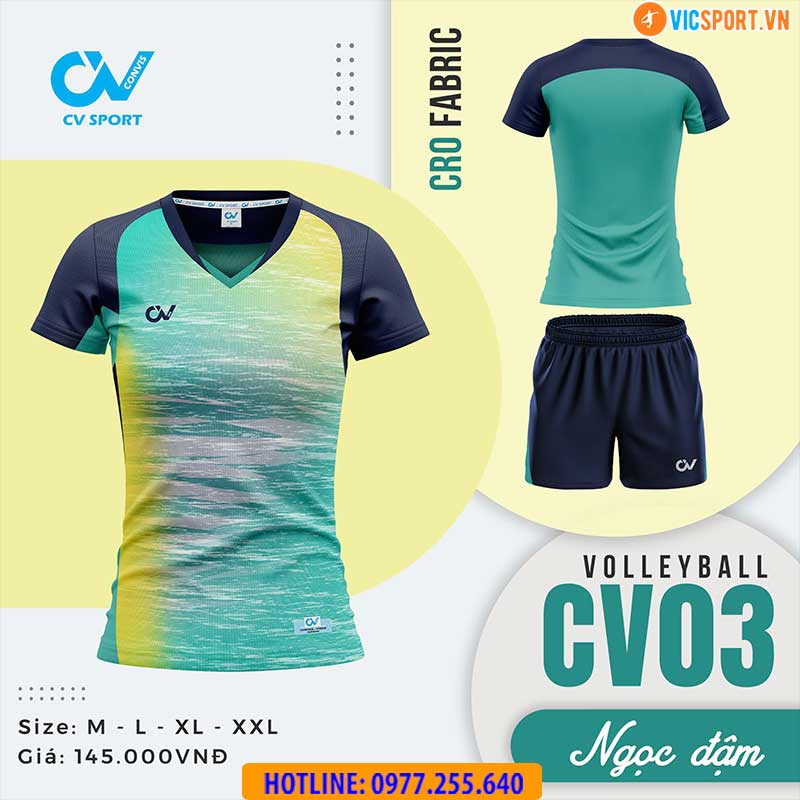 Quần áo bóng chuyền nam nữ Convis CV03 - Hình ảnh 17