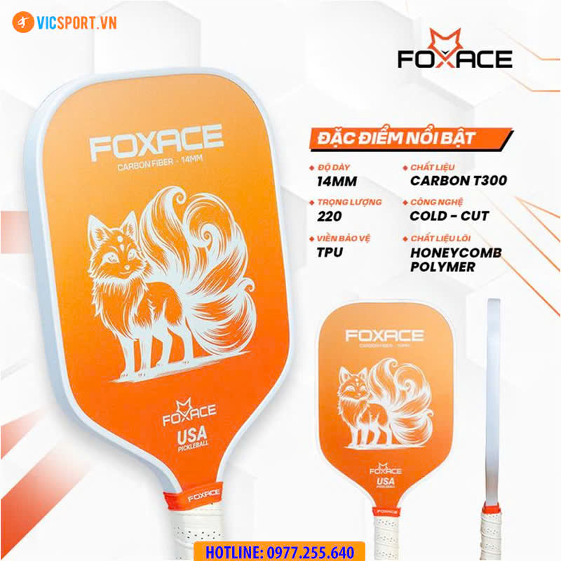 Vợt Pickleball FoxAce T300 14mm - Hình ảnh 8