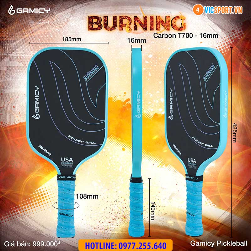 Vợt Pickleball Gamacy Burning - Hình ảnh 37