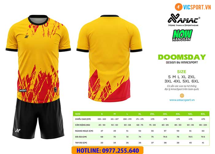 Áo đá banh thiết kế Amac Doomsday - Hình ảnh 13