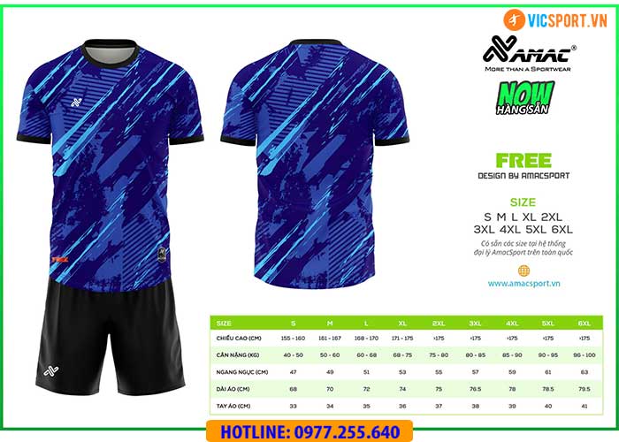 Áo đá banh thiết kế Amac Free - Hình ảnh 14