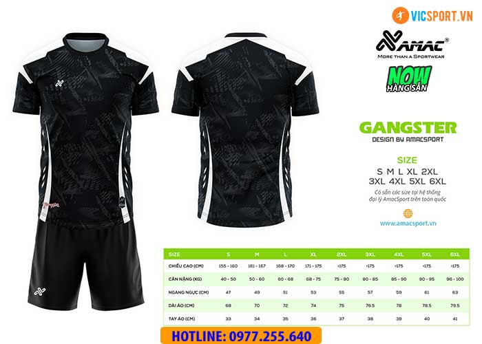 Áo đá banh thiết kế Amac Gangster - Hình ảnh 12