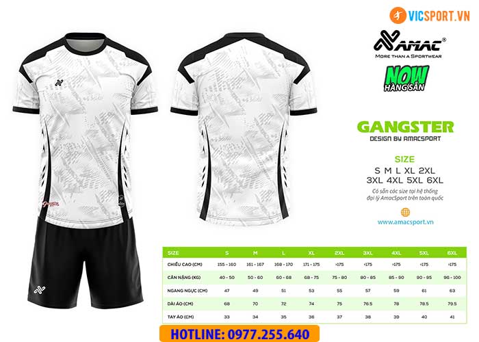 Áo đá banh thiết kế Amac Gangster - Hình ảnh 15