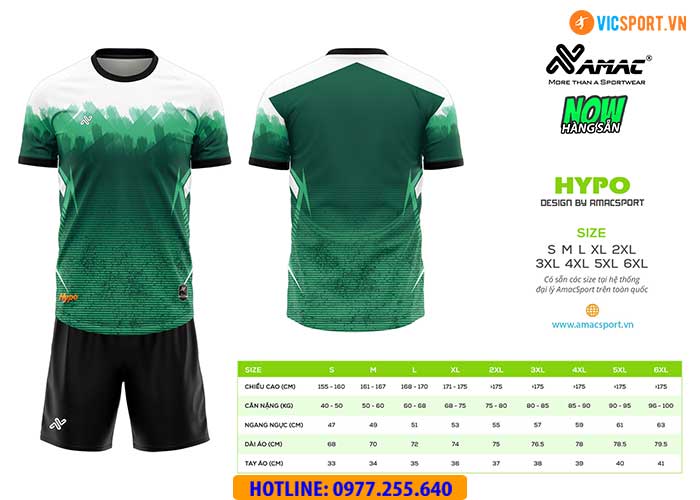 Áo đá banh thiết kế Amac Hypo - Hình ảnh 12