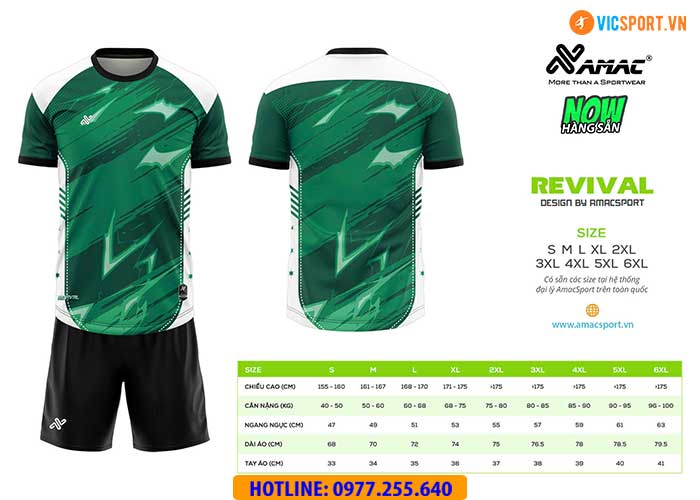 Áo đá banh thiết kế Amac Revival - Hình ảnh 3