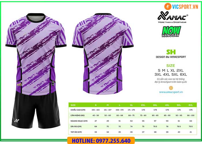 Áo đá banh thiết kế Amac SH - Hình ảnh 13